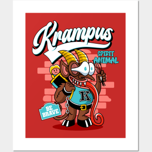 Krampus Spirit Animal Posters and Art